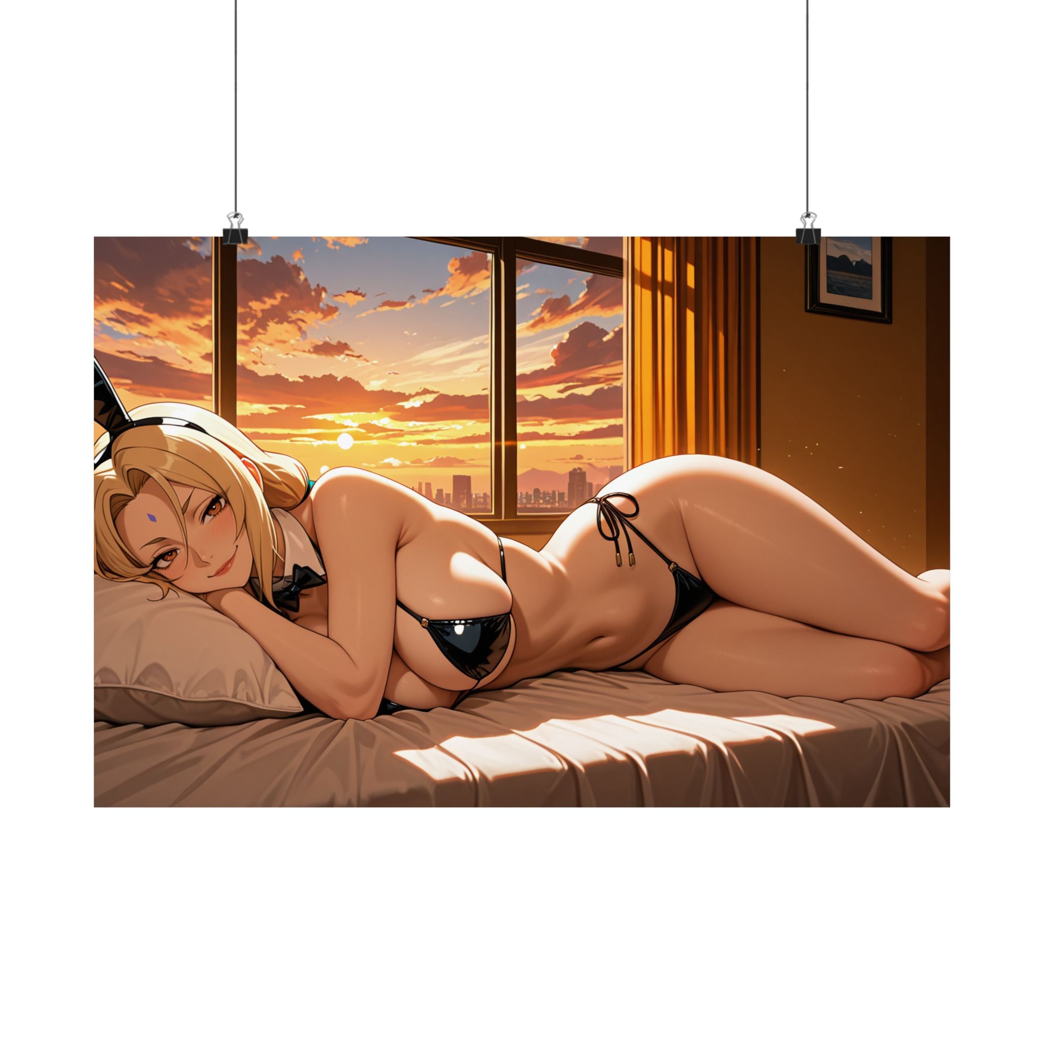 Tsunade Naruto Spicy Anime Poster Print | Bunny Girls Pt. 6