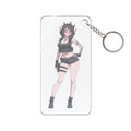 Modeus Helltaker Spicy Anime Keychain Charm | Tactical Pinup Fan Art