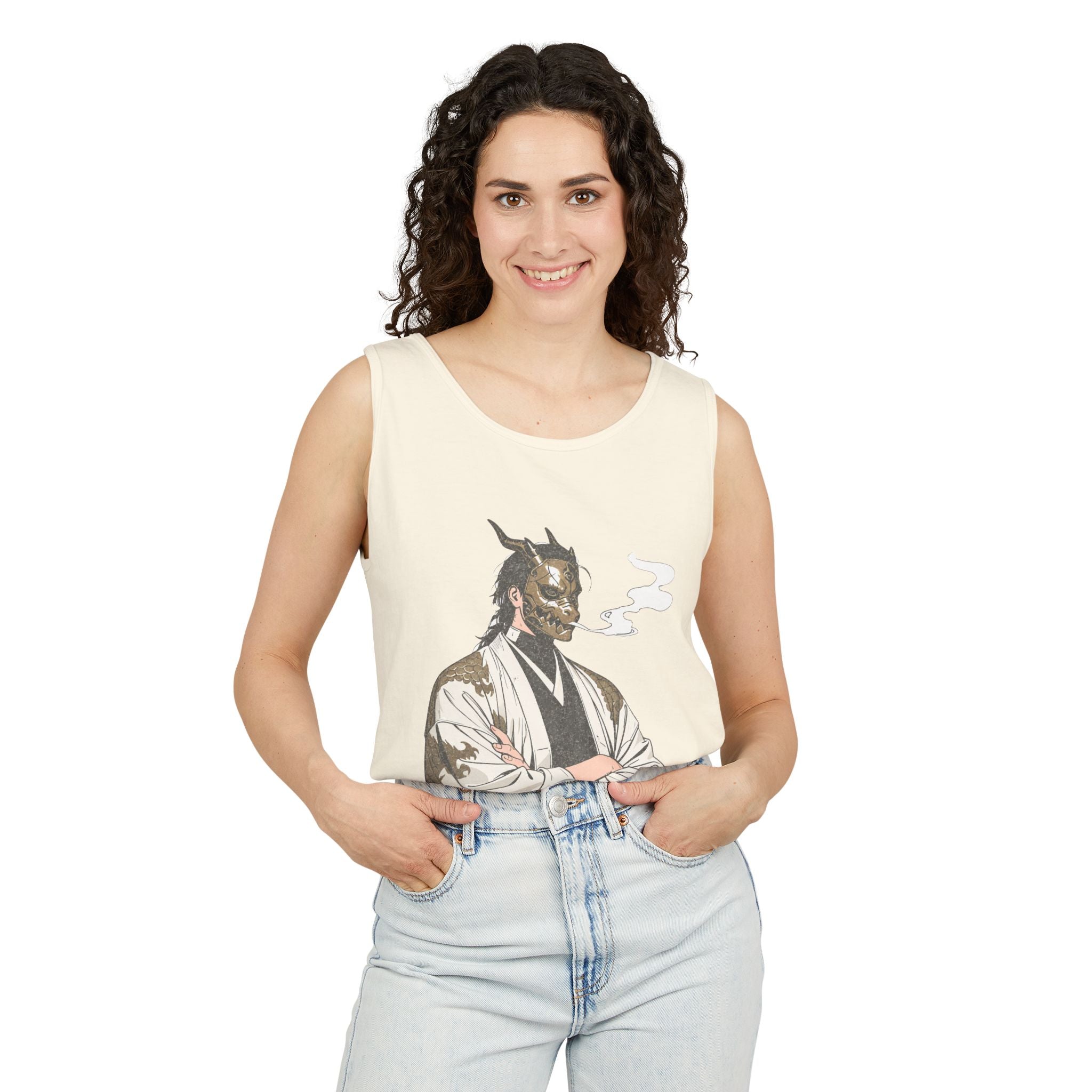 Anime Streetwear Tank Top | Dragon Onmyoji Techwear Graphic