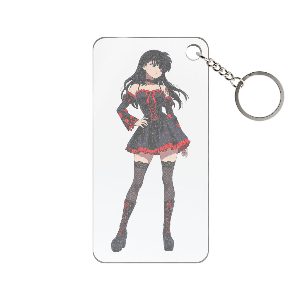 Kagome Inuyasha Gothic Anime Keychain Charm | Dark Pinup Fan Art