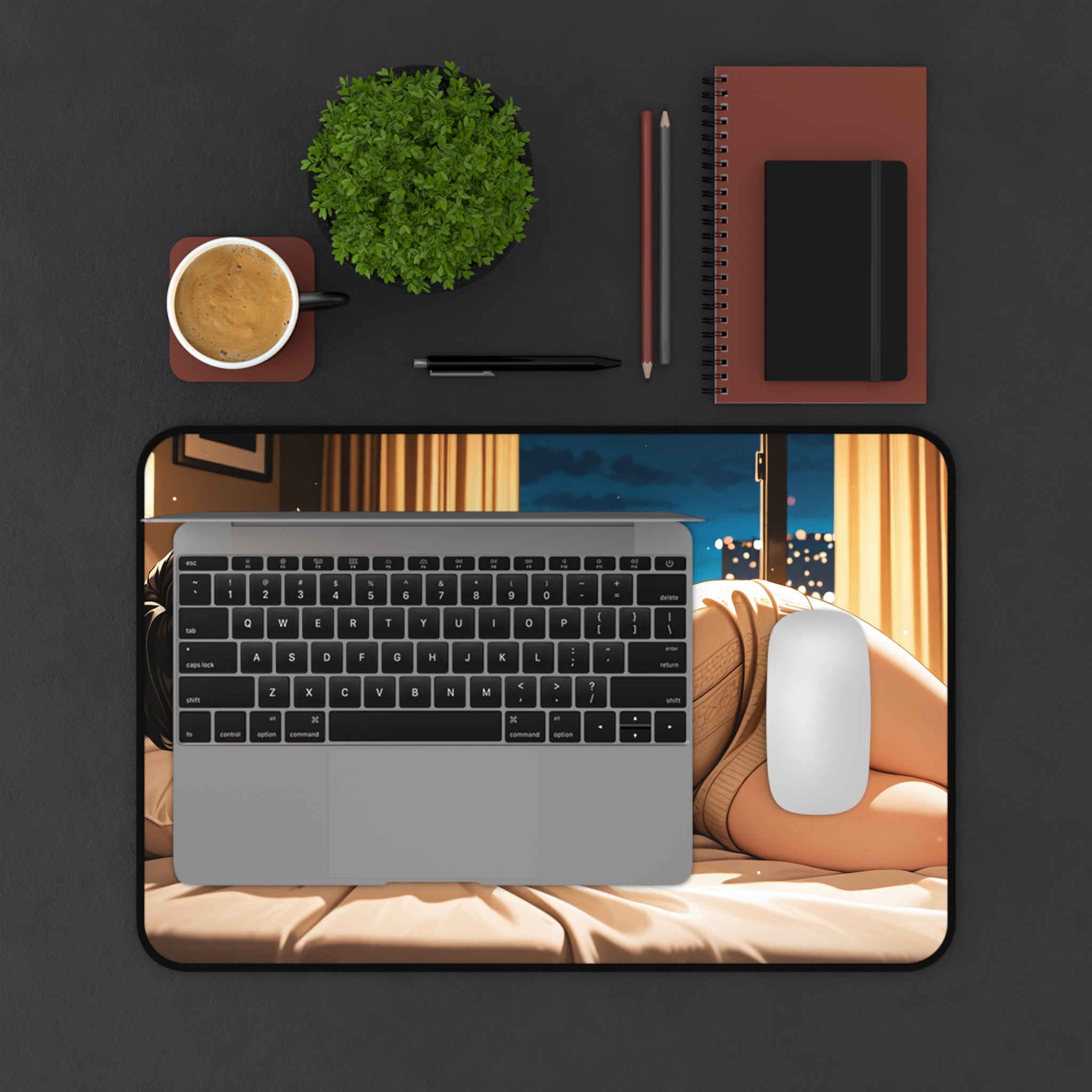 Grace Howard Zenless Zone Zero Anime Desk Mat | Cozy Cute Fan Art Pad