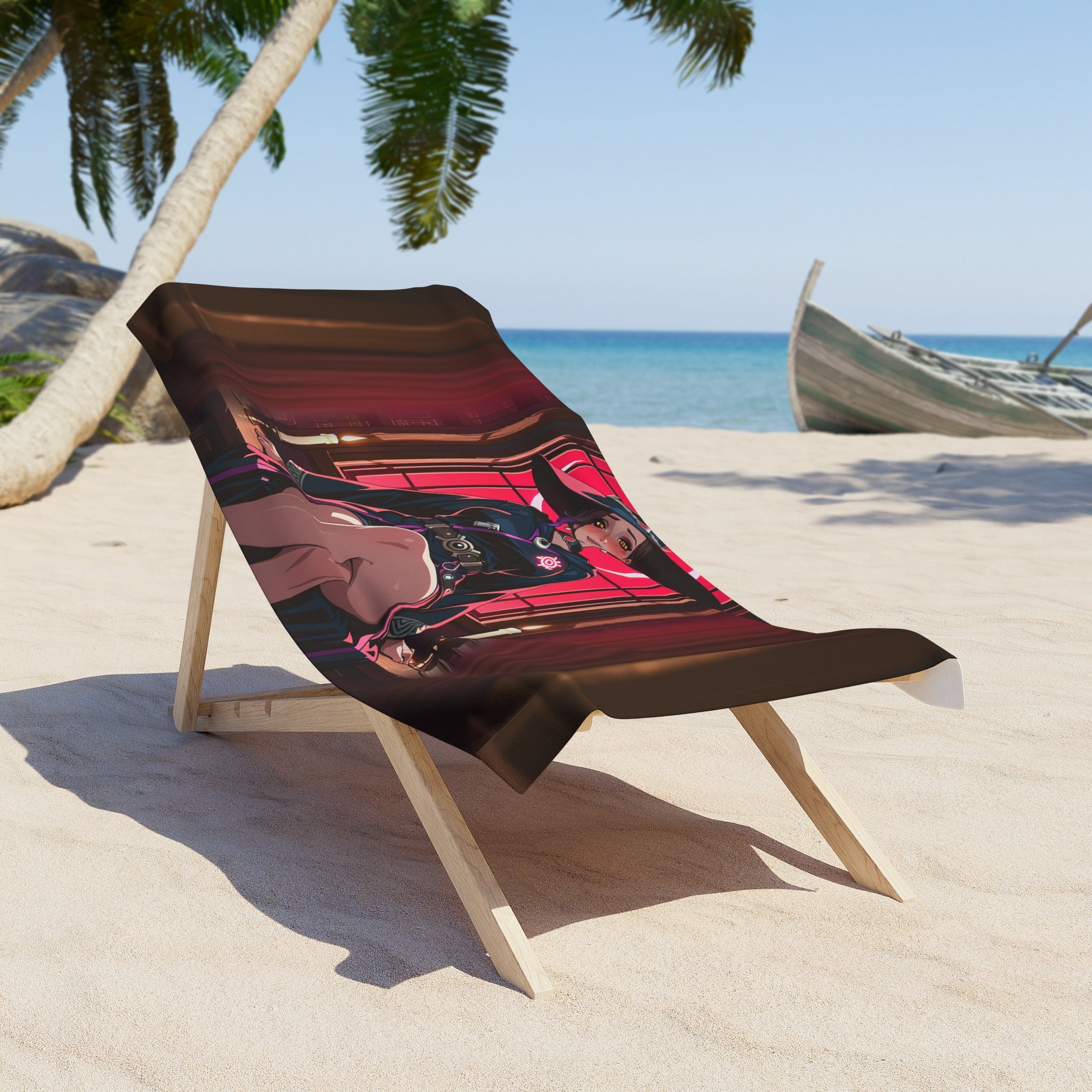 Domina Overwatch Witch Anime Beach Towel — The Spicy Den Pt. 3