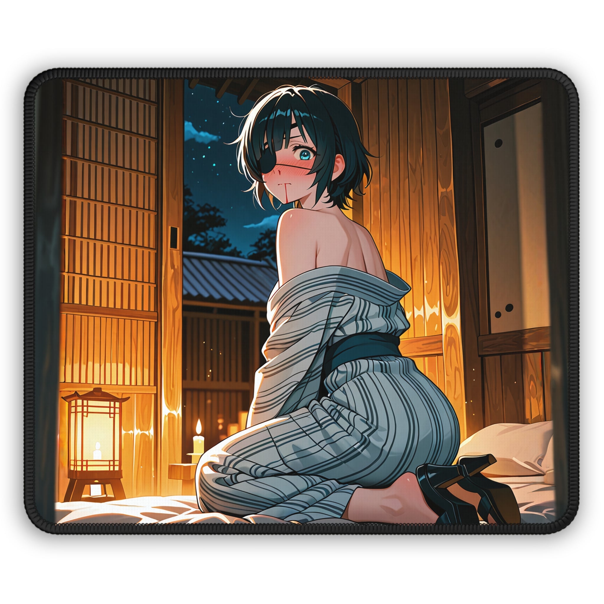 Himeno || Chainsaw Man · Onsen · Tube — Onsen Pt. 1 Anime Mouse Pad