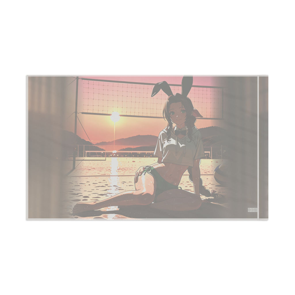 Aerith FF7 Anime Wall Flag Beach Bunny Pinup Banner — Bunny Girls Pt. 8