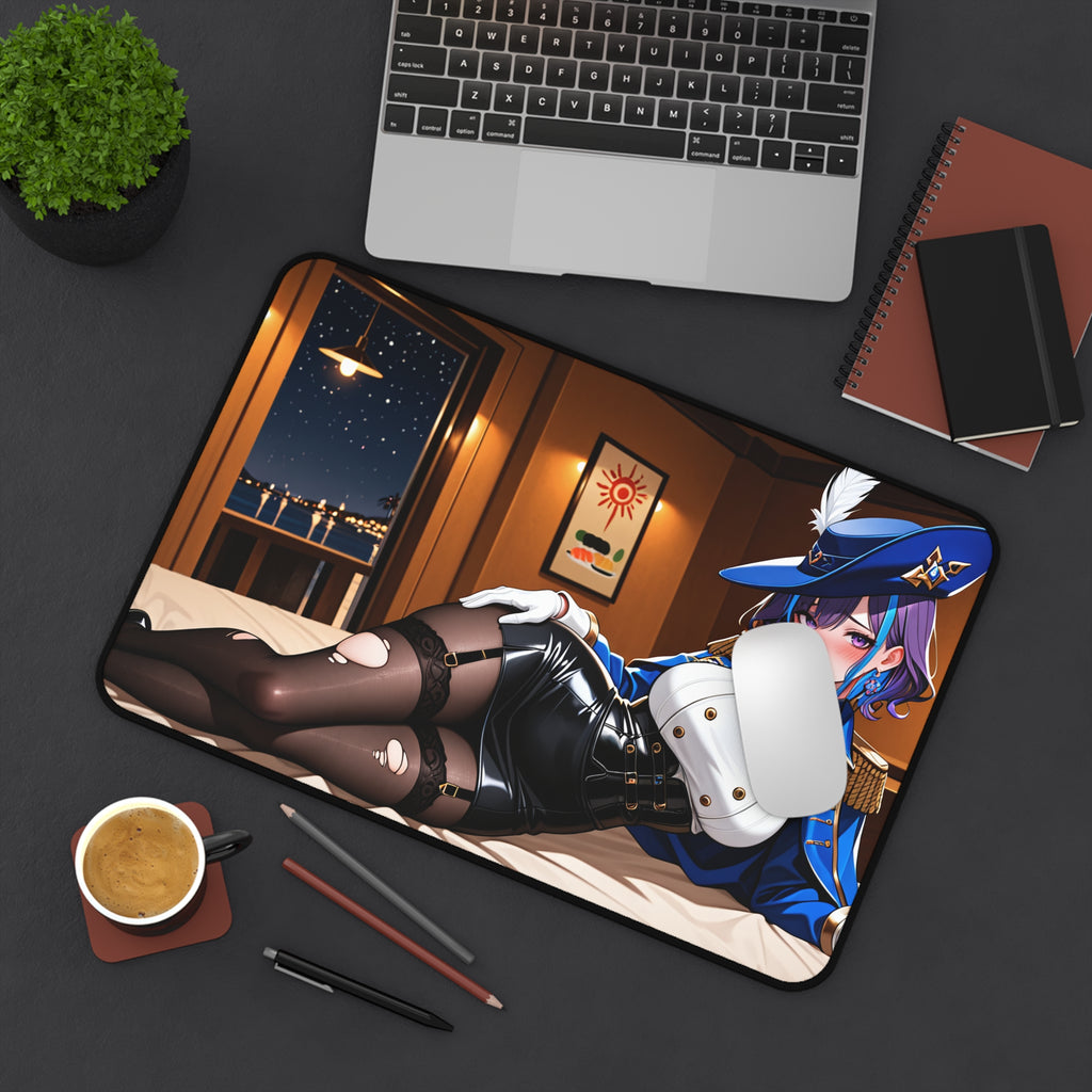 Clorinde Genshin Impact Anime Desk Mat Pinup | Beach Babes Pt. 3 (Spicy)