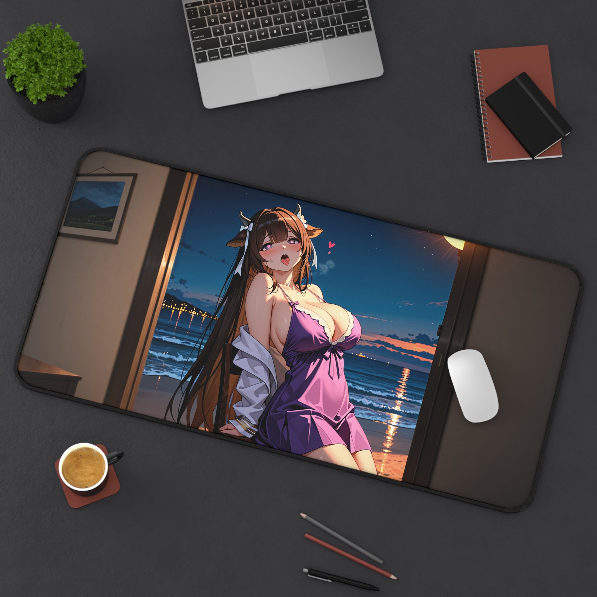 kashino(azur lane)樫野（碧蓝航线） · P — The Spicy Den Pt. 3 Desk Mat XL Mouse Pad