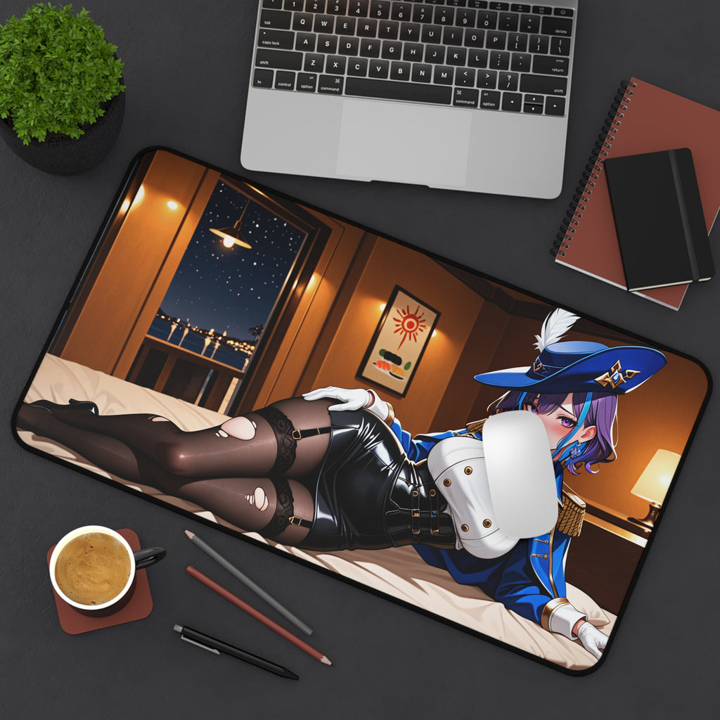 Clorinde Genshin Impact Anime Desk Mat Pinup | Beach Babes Pt. 3 (Spicy)