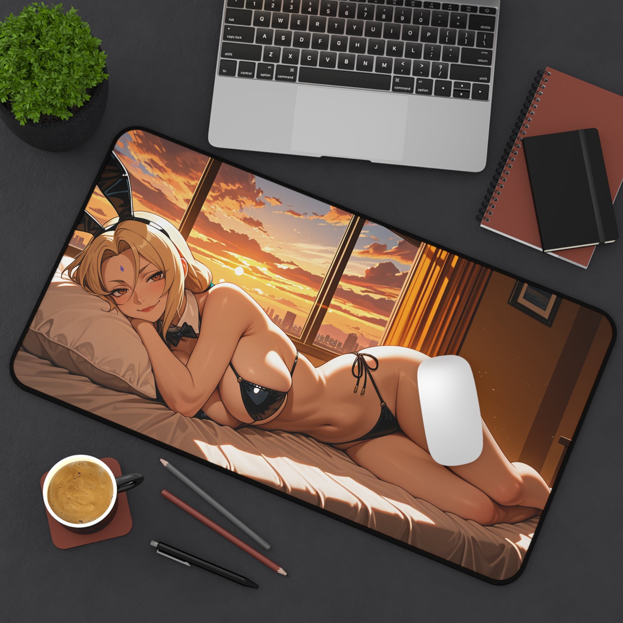 Tsunade Naruto Spicy Anime Desk Mat Pinup Breakfast Nook — Bunny Girls Pt. 6 (Sp