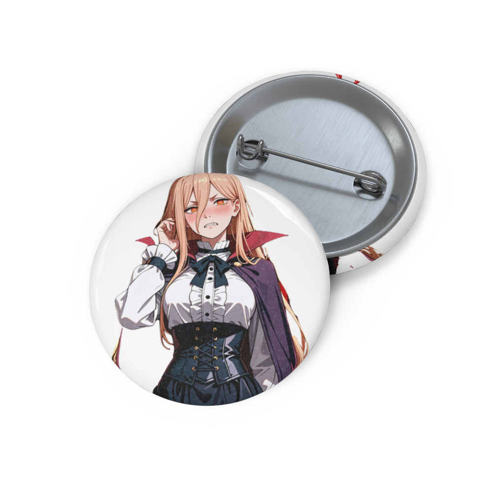 Power Chainsaw Man Gothic Vampire Anime Pin Button — Bunny Girls Pt. 6
