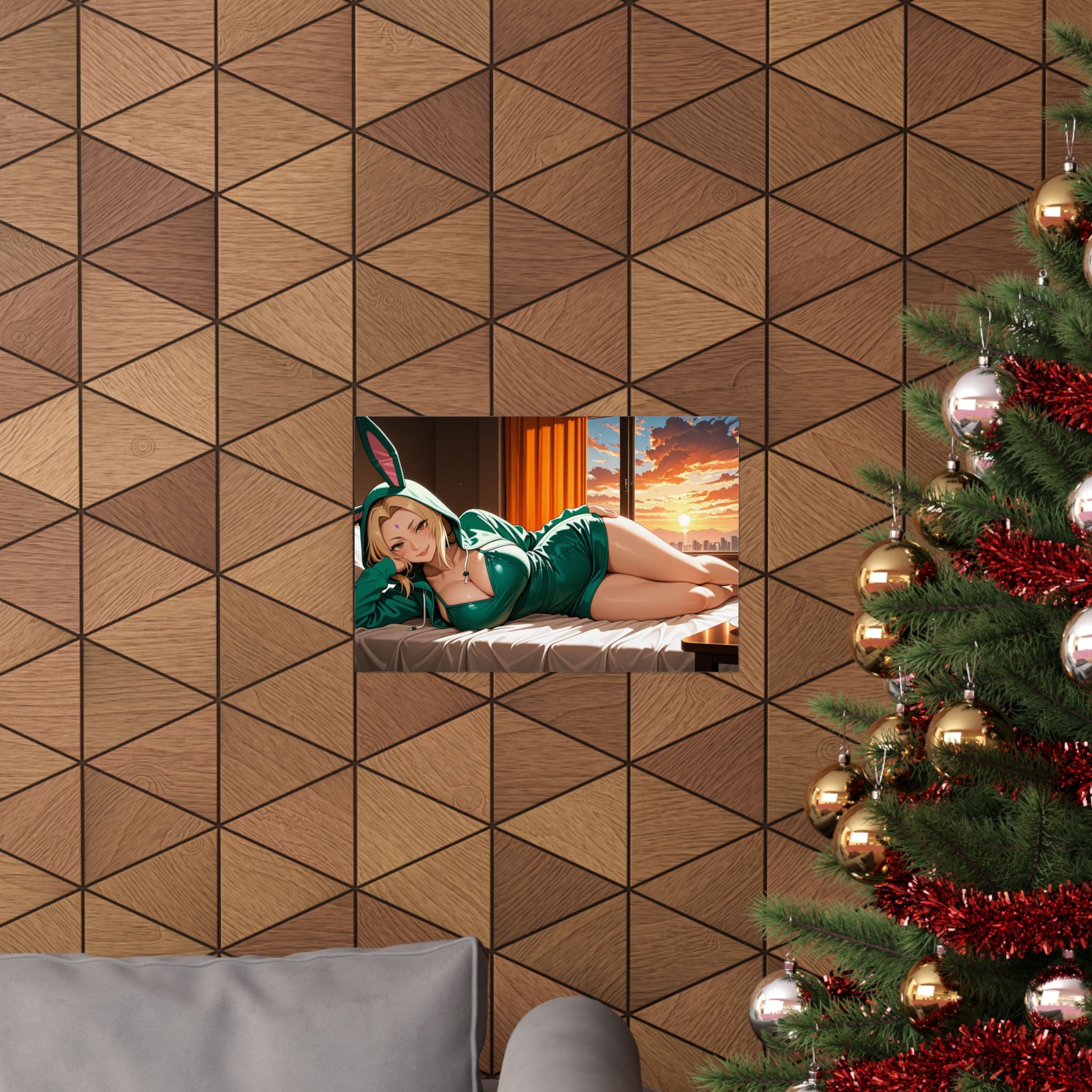 Tsunade Naruto Anime Poster Wall Art | Bunny Girls Pt. 6