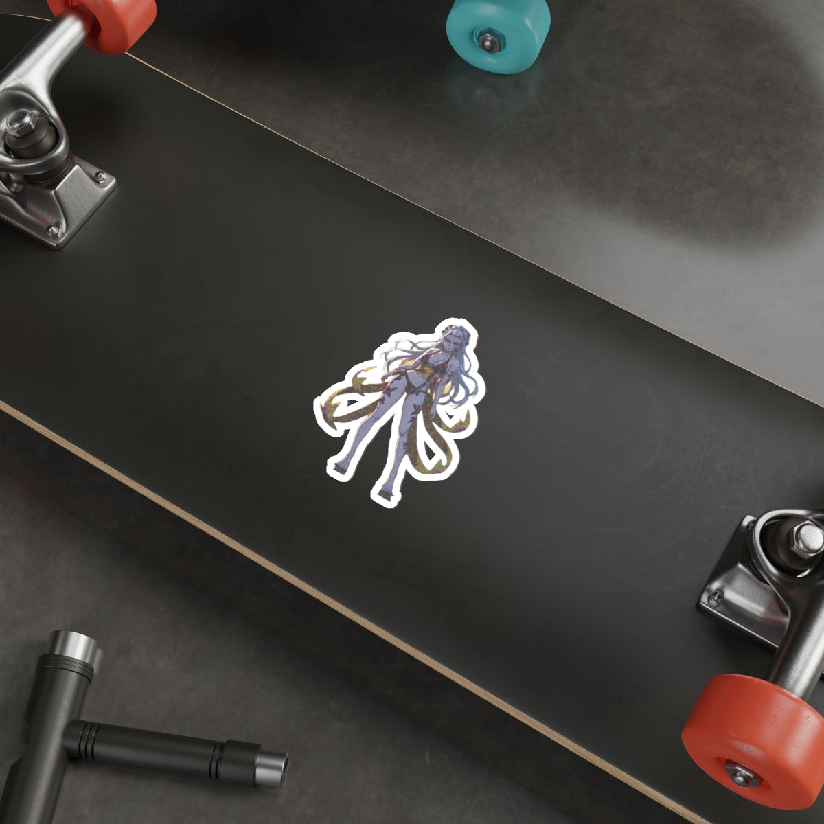 Daki Demon Slayer Spicy Anime Die Cut Vinyl Sticker Sunset — Beach Babes Pt. 2