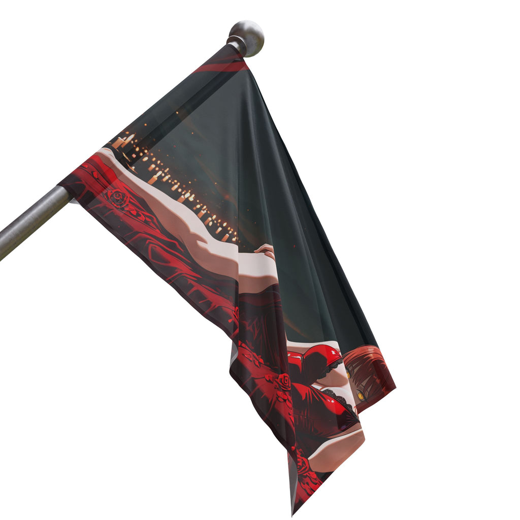 Makima Chainsaw Man Spicy Wall Flag | Velvet Boudoir Anime — Boudoir Pt. 1