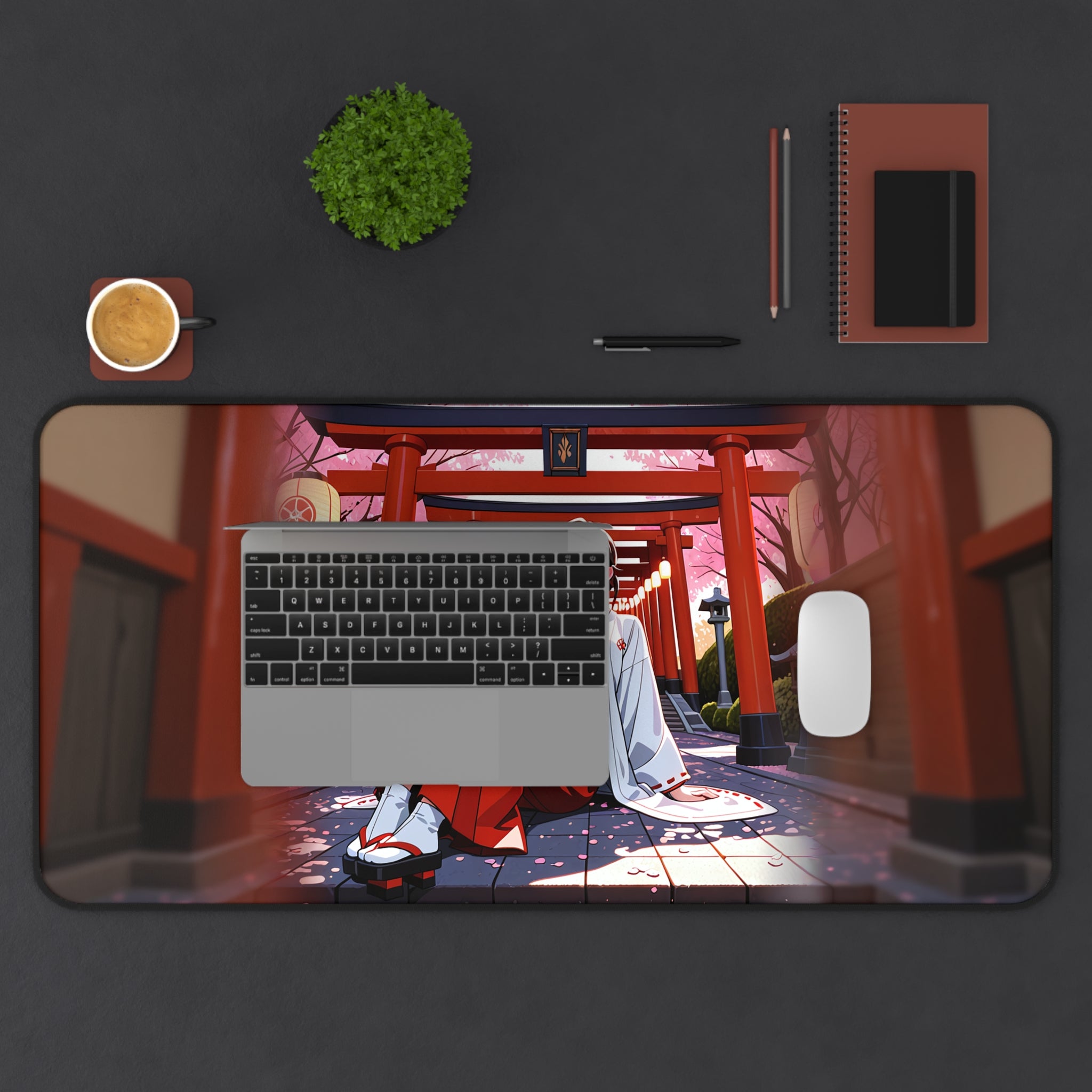 Domina Overwatch Shrine Maiden Desk Mat — Anime Gaming Pad — The Spicy Den Pt. 4