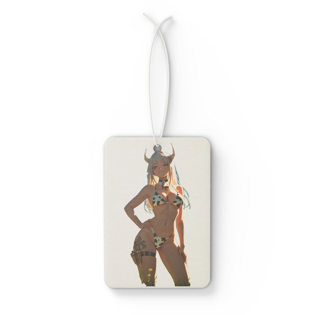 Blanc NIKKE Spicy Cow-Print Anime Car Air Freshener — Cow Girls Pt. 2 (Spicy)