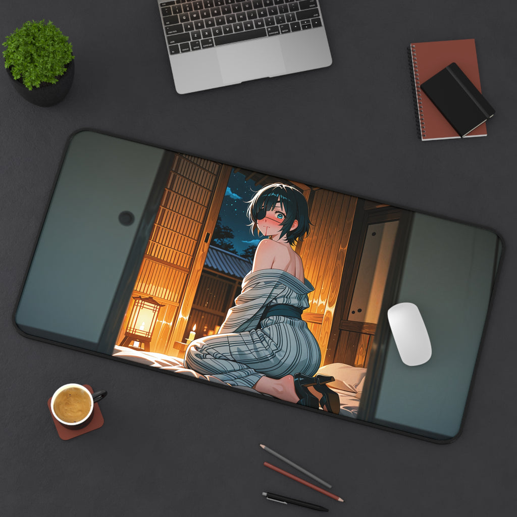 Himeno || Chainsaw Man · Onsen · Tube — Onsen Pt. 1 Desk Mat XL Mouse Pad