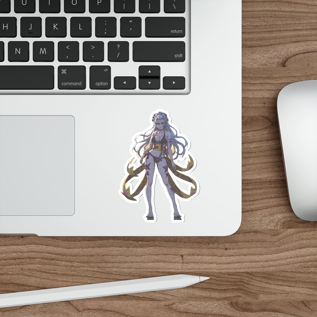 Daki Demon Slayer Spicy Anime Die Cut Vinyl Sticker Sunset — Beach Babes Pt. 2
