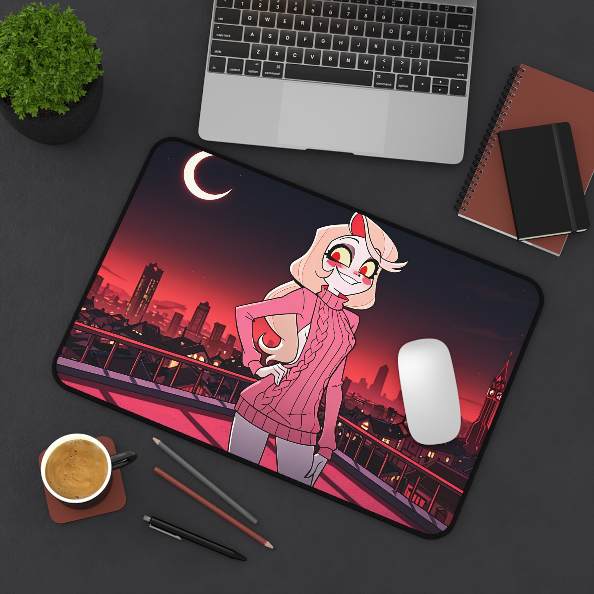 Charlie Morningstar Hazbin Hotel Anime Desk Mat Fan Art Virgin Killer Pt. 2