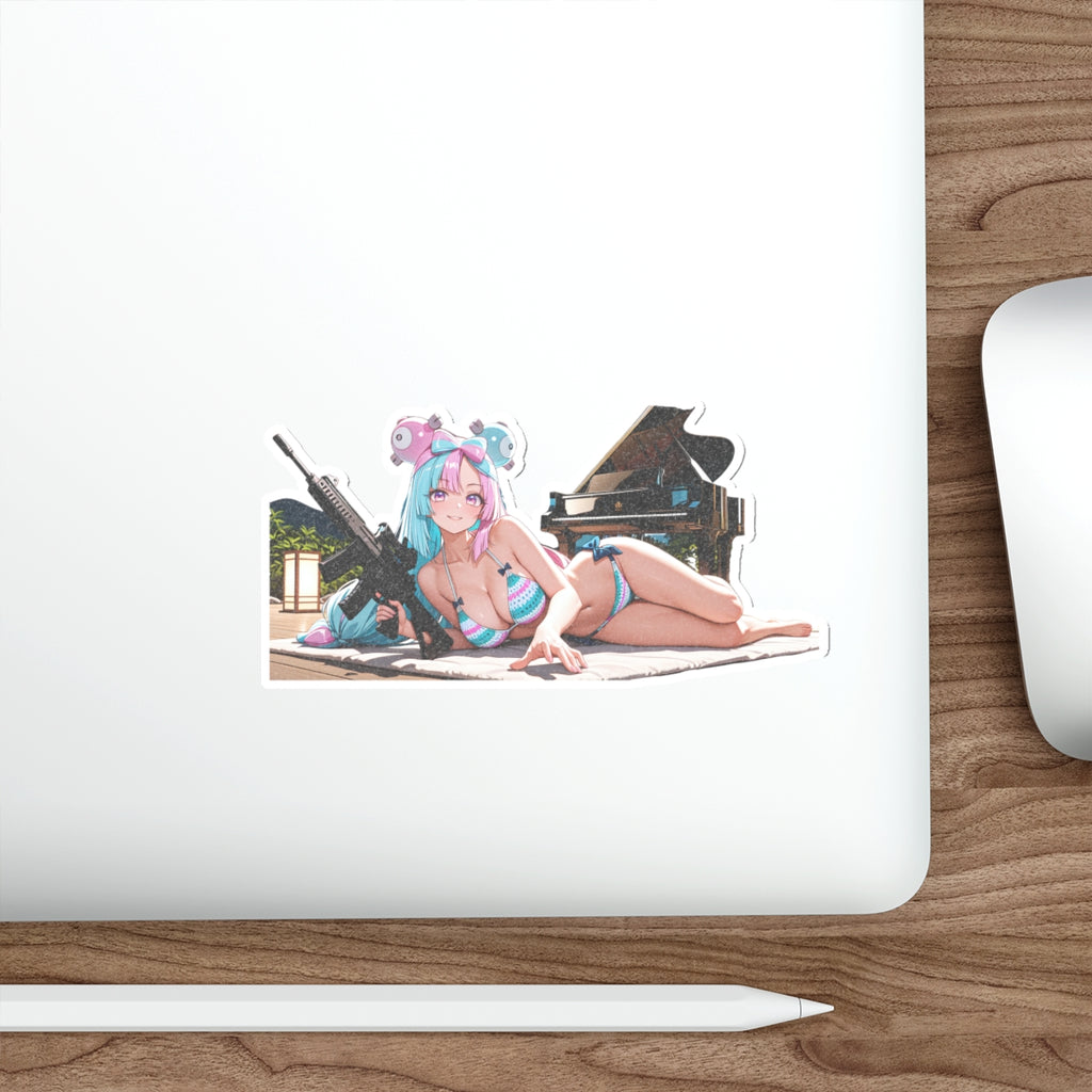 Iono Anime Pinup Die-Cut Vinyl Sticker fan art Tactical Girls Pt. 3
