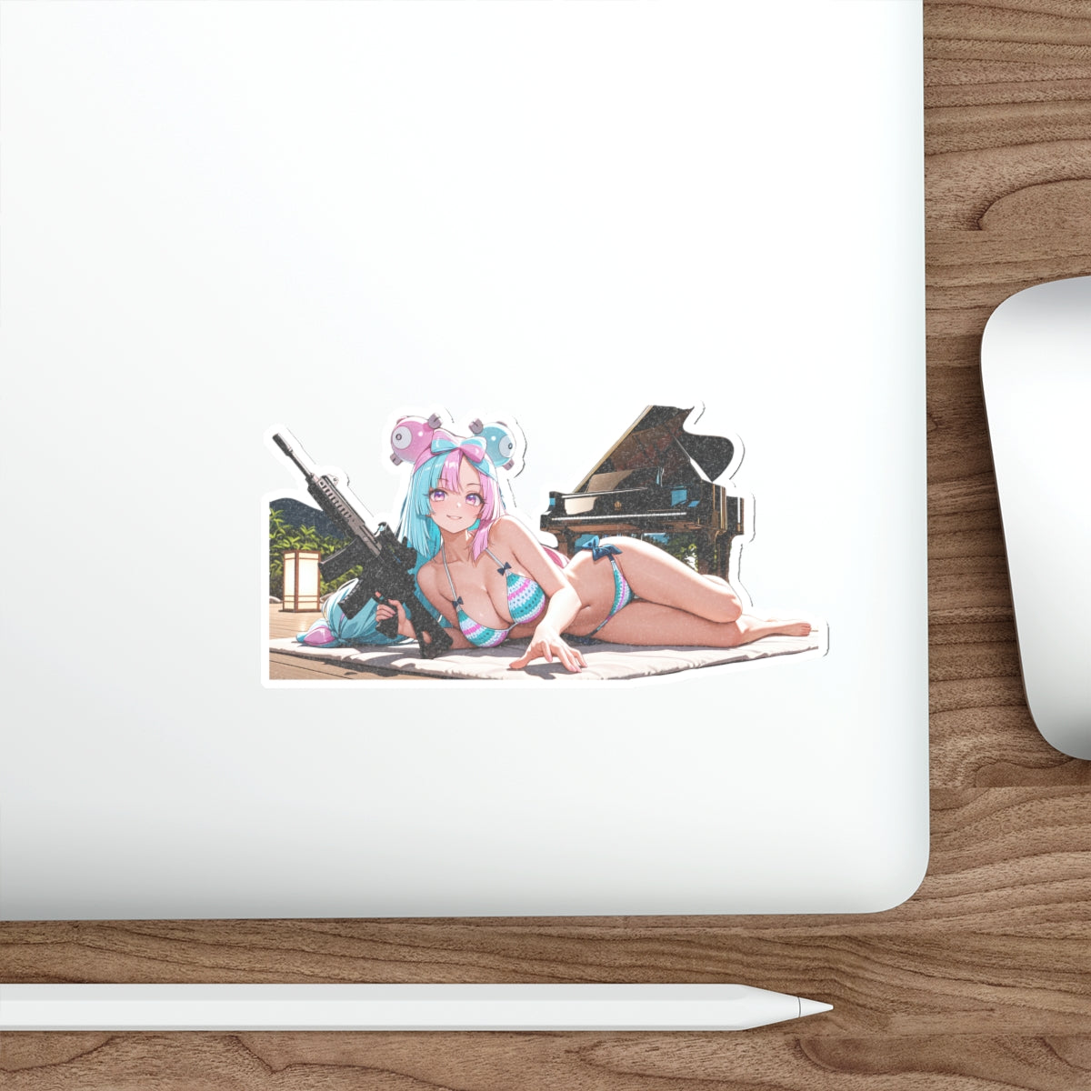 Iono Anime Pinup Die-Cut Vinyl Sticker fan art Tactical Girls Pt. 3