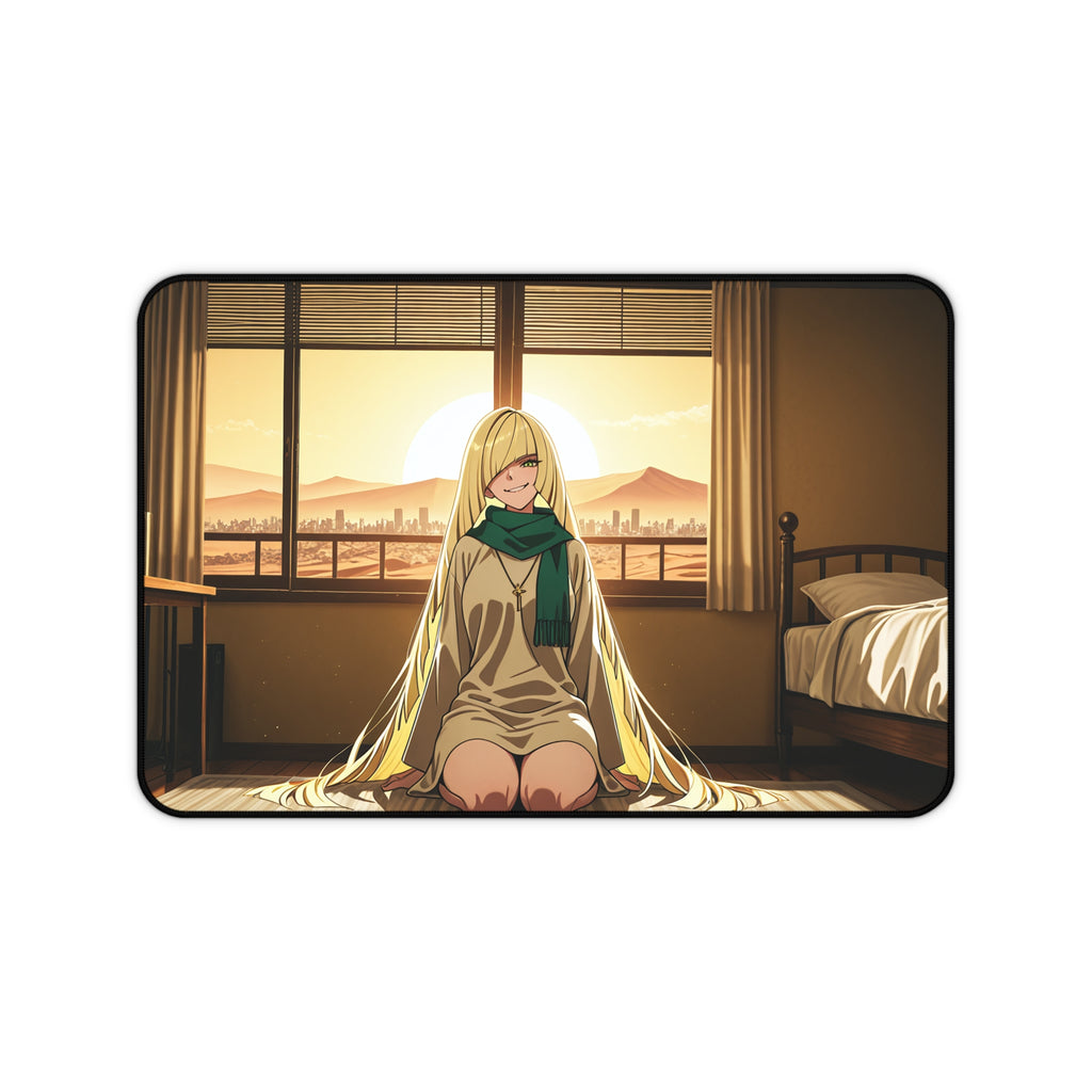 Lusamine Anime Pinup Desk Mat | Fan Art Gaming Mouse Pad XL — Boudoir Pt. 5