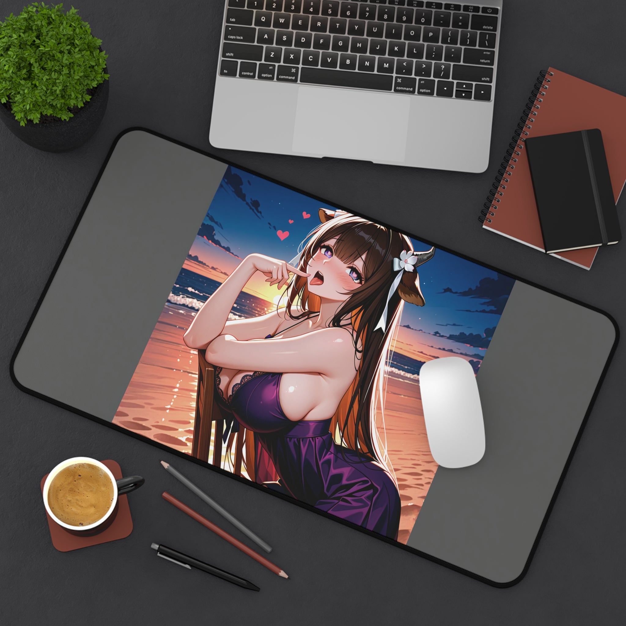 kashino(azur lane)樫野（碧蓝航线） · P — The Spicy Den Pt. 3 (Spicy) Desk Mat XL Mouse P