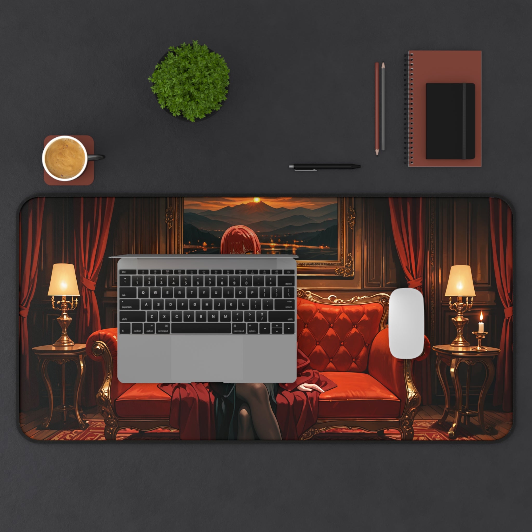Makima Chainsaw Man Anime Desk Mat Boudoir Pinup — Boudoir Pt. 1
