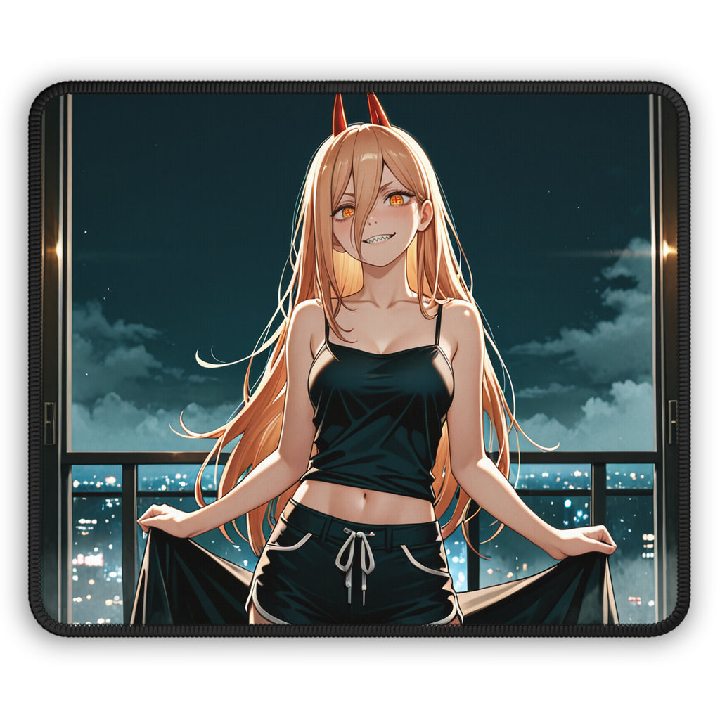 Power Chainsaw Man Anime Mouse Pad Spicy | Pinup Fan Art Desk Pad