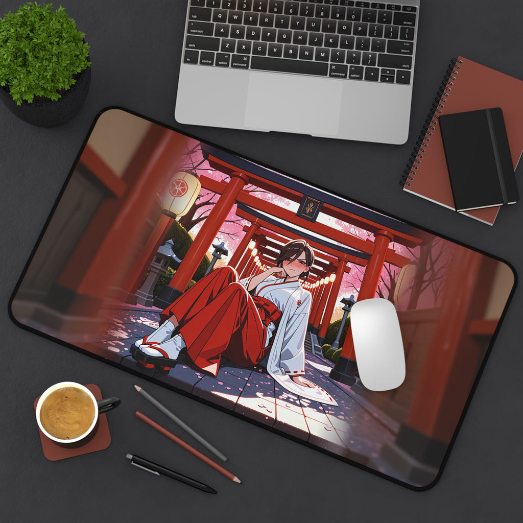 Domina Overwatch Shrine Maiden Desk Mat — Anime Gaming Pad — The Spicy Den Pt. 4