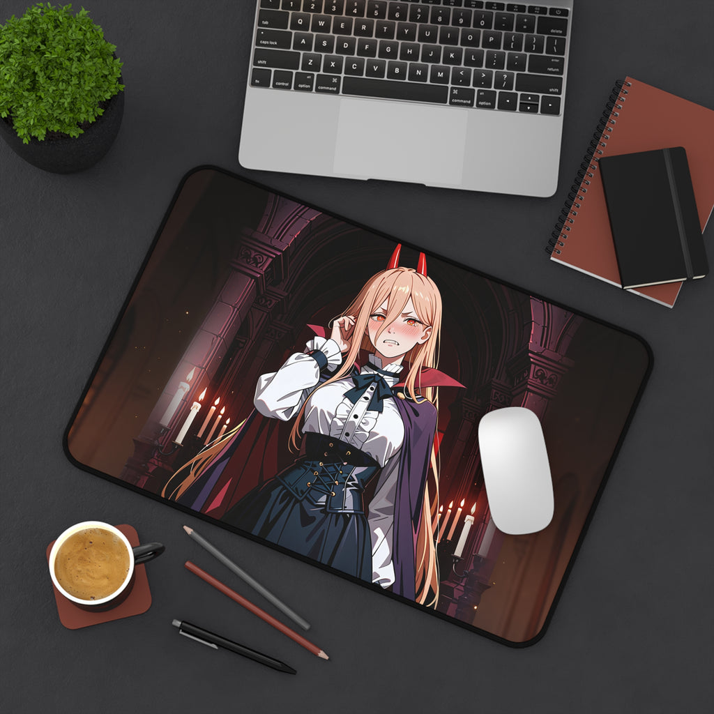 Power Chainsaw Man Gothic Vampire Desk Mat | Bunny Girls Pt. 6