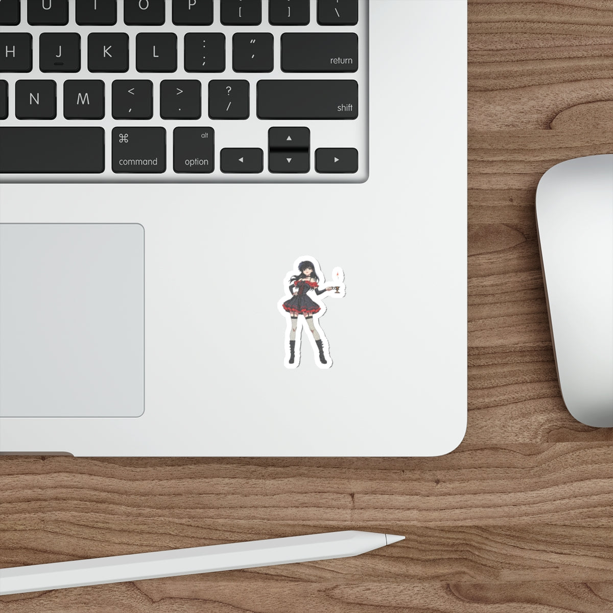 Kagome Inuyasha Gothic Anime Sticker Spicy | Dark Pinup Fan Art Die Cut