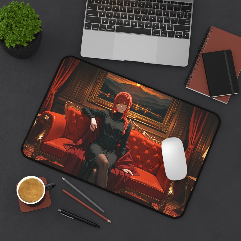 Makima Chainsaw Man Anime Desk Mat Boudoir Pinup — Boudoir Pt. 1