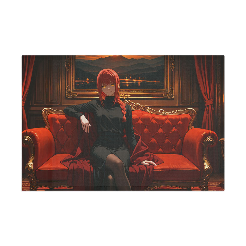 Makima Chainsaw Man Wall Flag | Velvet Boudoir Anime Banner — Boudoir Pt. 1