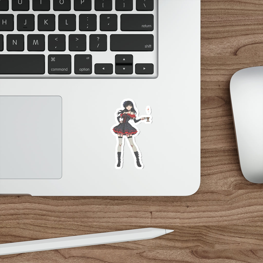 Kagome Inuyasha Gothic Anime Sticker Spicy | Dark Pinup Fan Art Die Cut