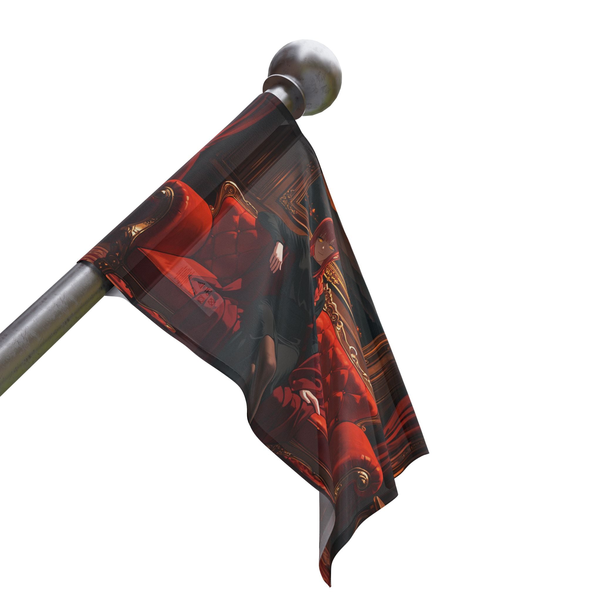Makima Chainsaw Man Wall Flag | Velvet Boudoir Anime Banner — Boudoir Pt. 1