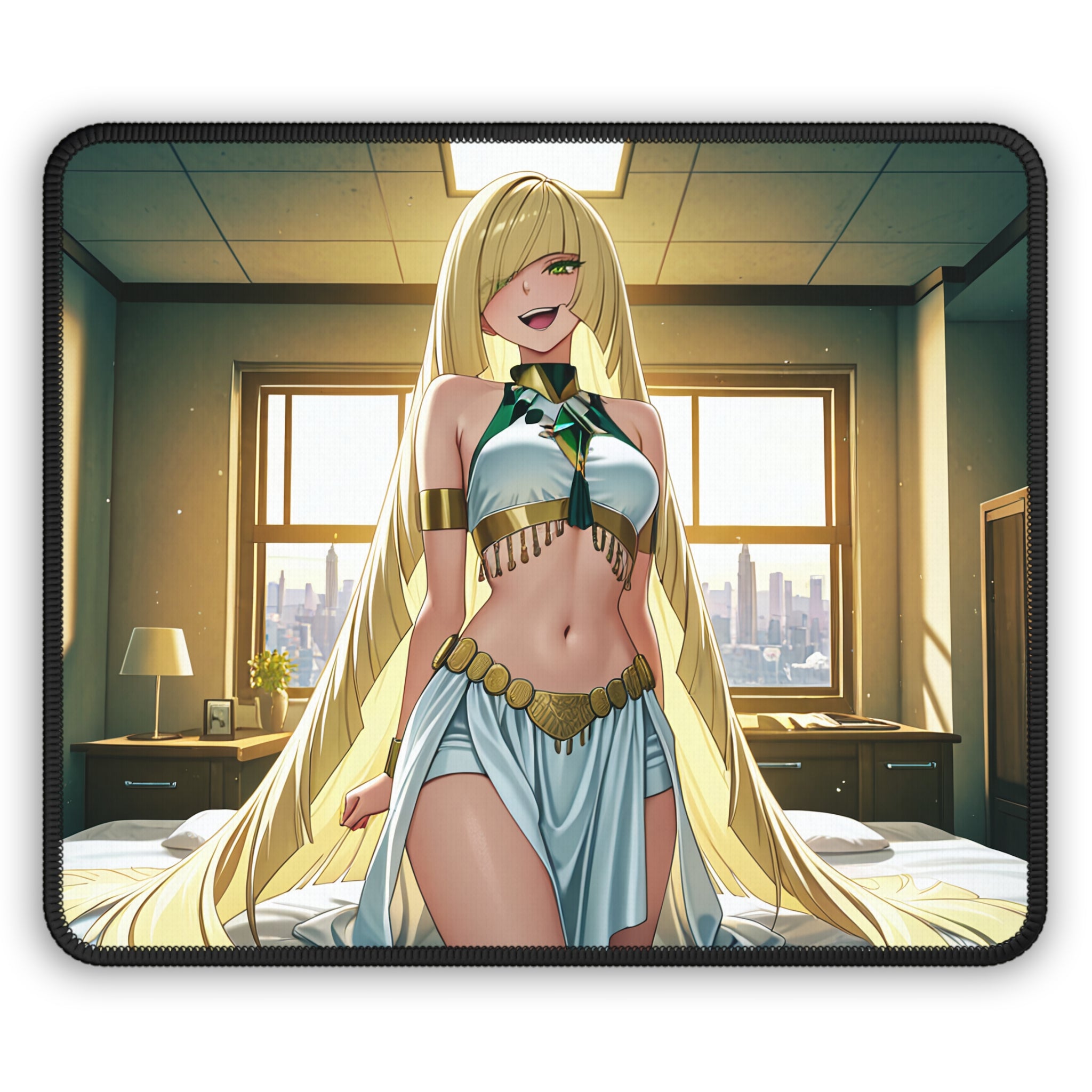 Lusamine Anime Mouse Pad Spicy Pinup Desk Mat Fan Art Boudoir Pt. 5