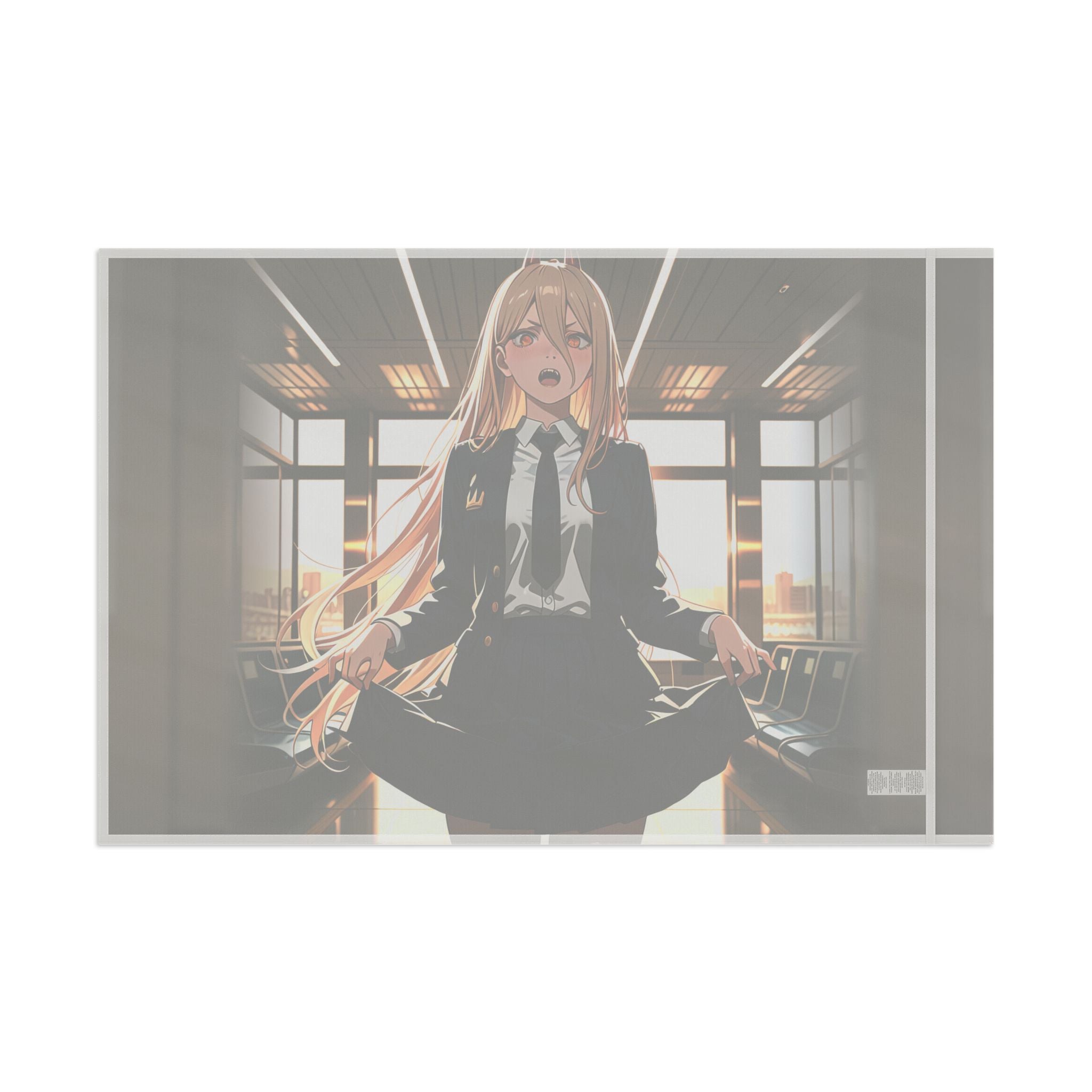 Power Chainsaw Man Flight Attendant Anime Wall Flag | Bunny Girls Pt. 7