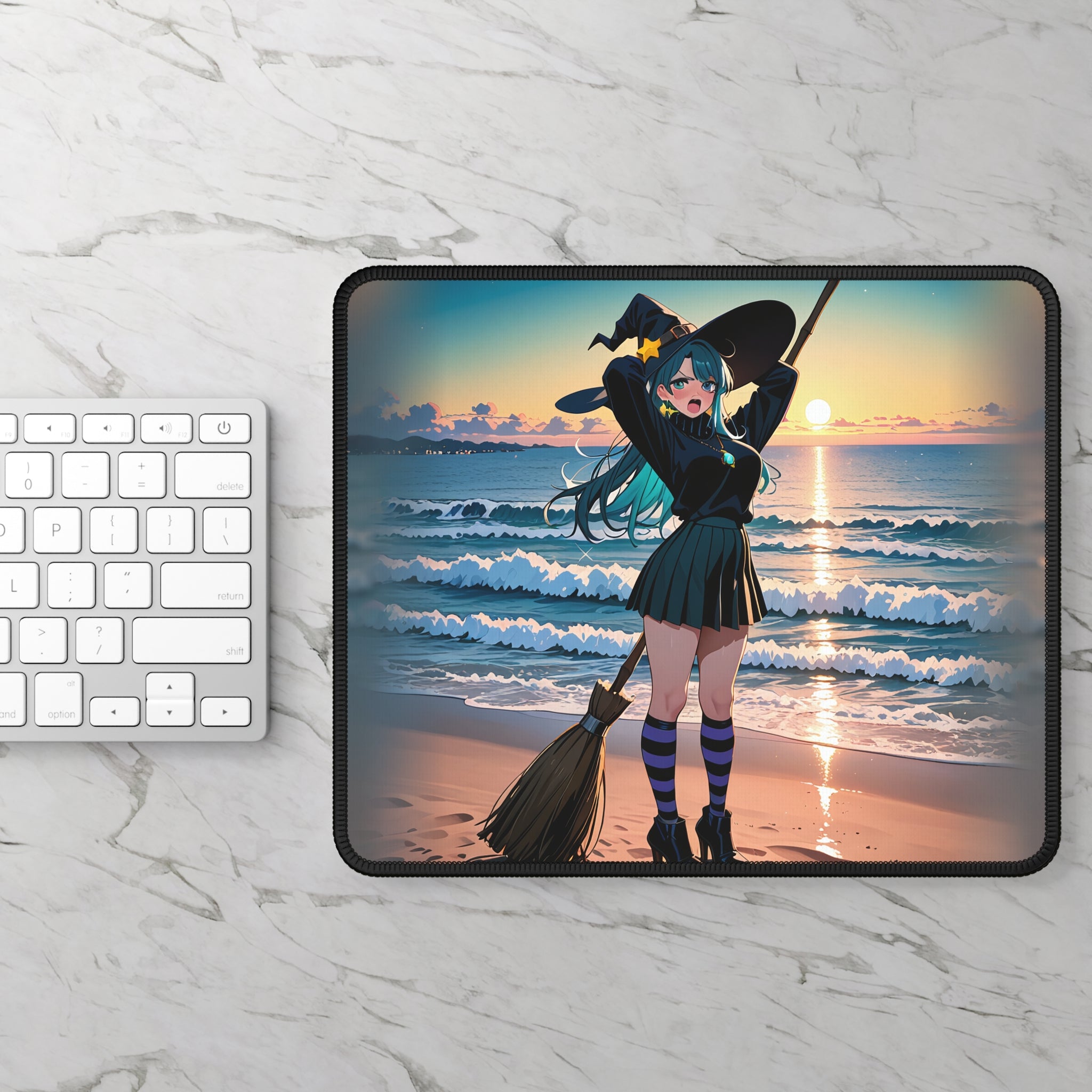 Kirara Hoshi JJK Anime Mouse Pad Witch Beach Pinup Desk Mat — Beach Babes Pt. 6