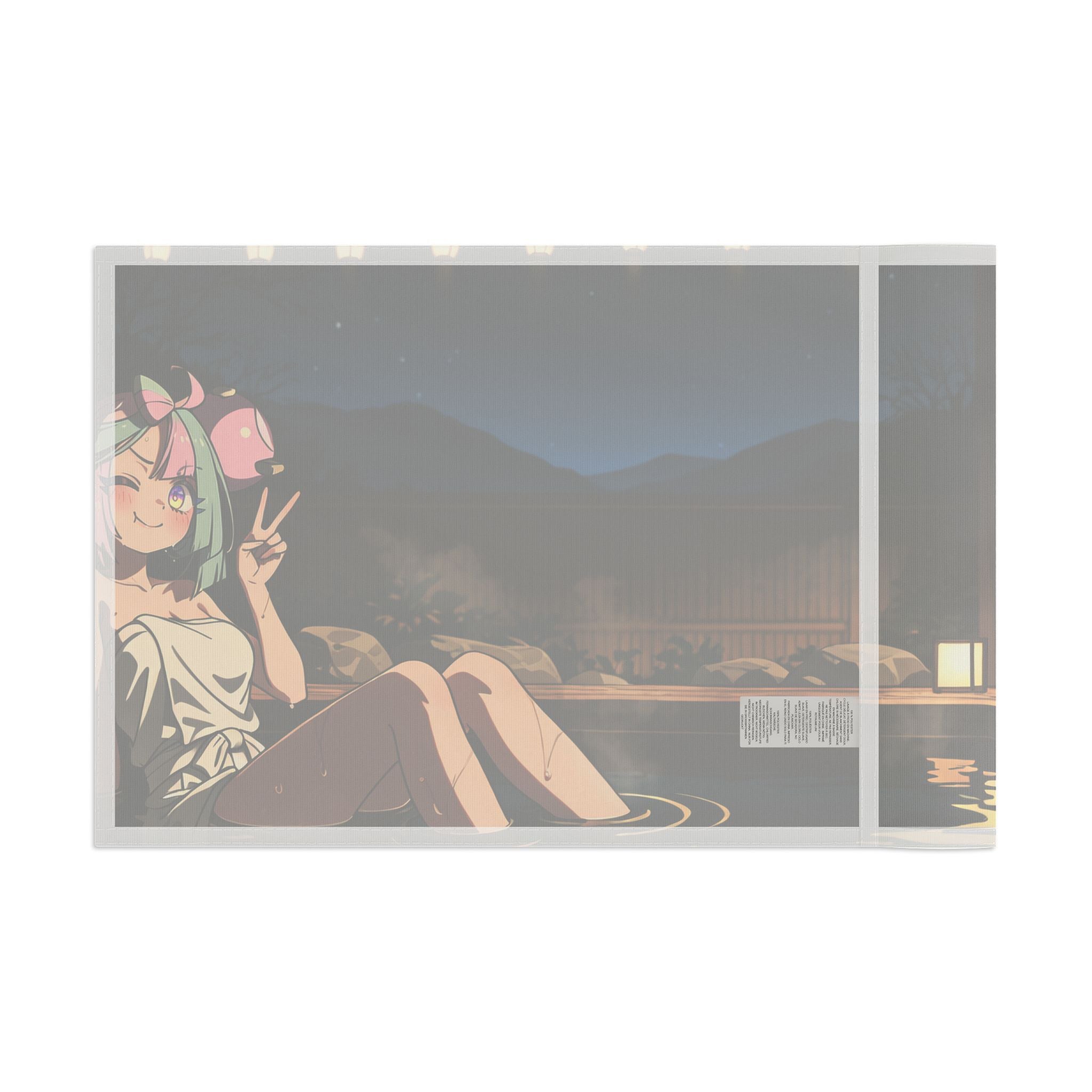 Iono Spicy Onsen Pinup Anime Flag — Onsen Pt. 2 (Spicy)
