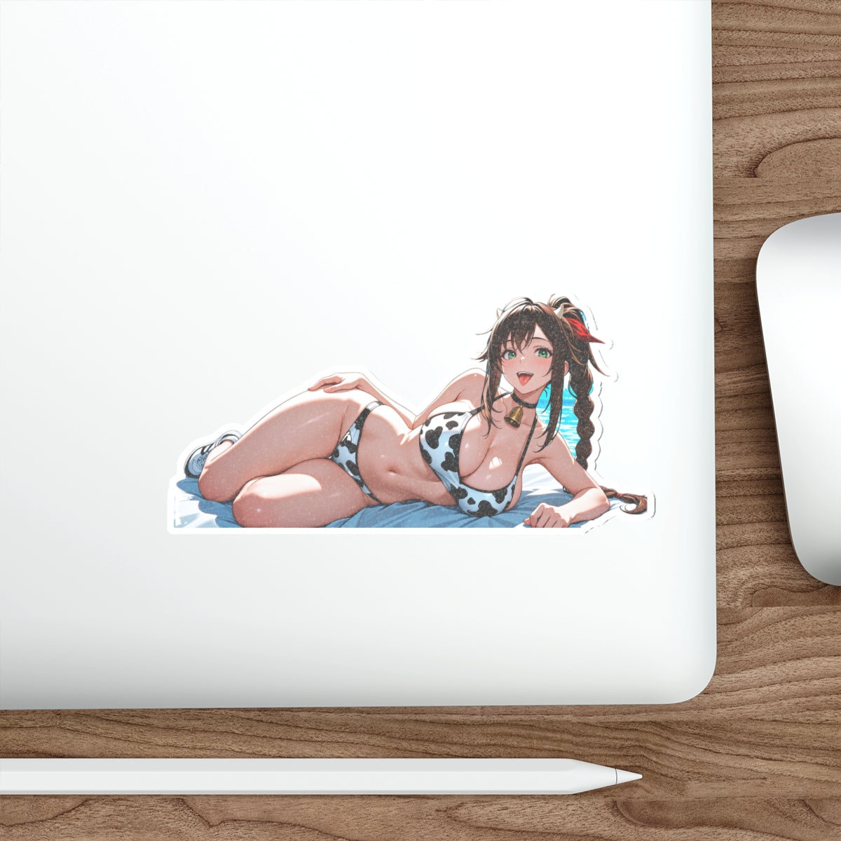 Aerith Final Fantasy Anime Pinup Die-Cut Vinyl Sticker — Cow Girls Pt. 1