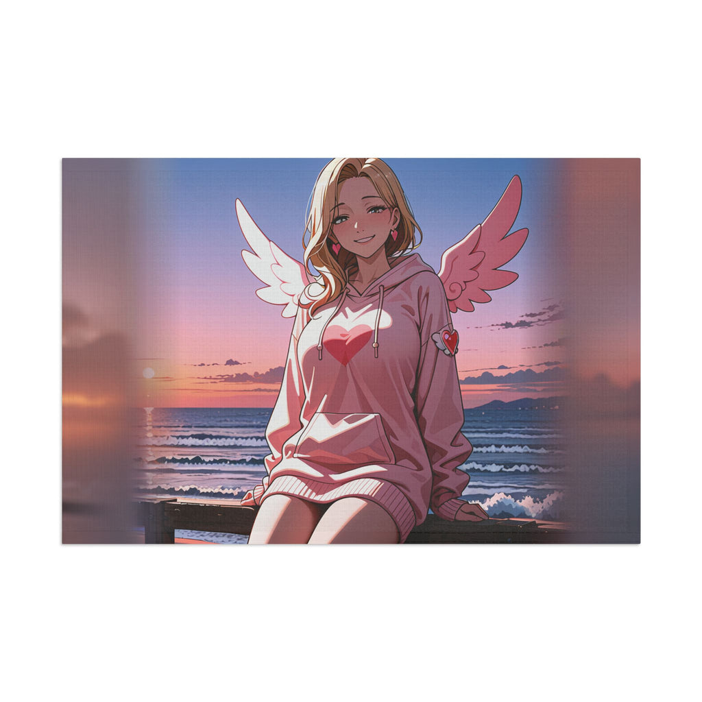 Kirara Hoshi JJK Anime Wall Flag Cupid Beach Pinup — Beach Babes Pt. 5
