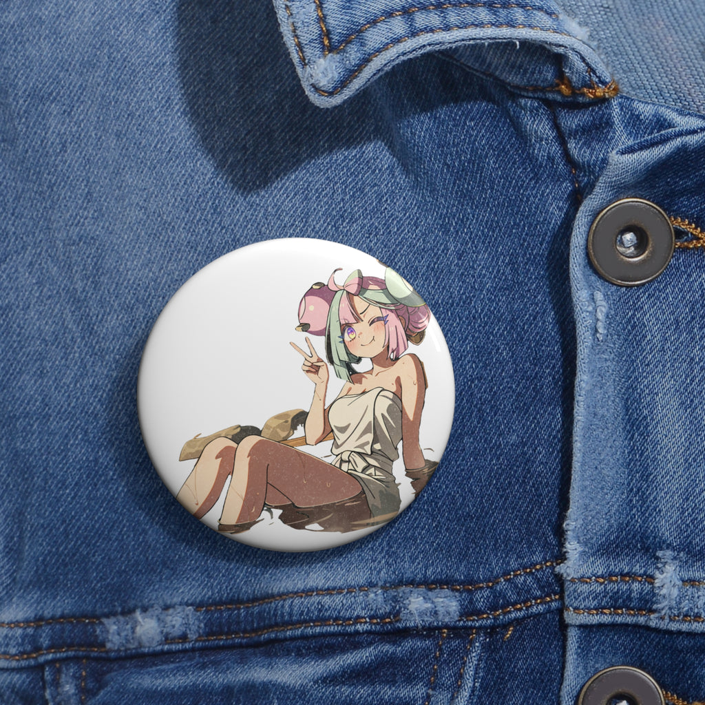Iono Anime Pin Button Onsen Spicy Variant — Onsen Pt. 2 (Spicy)